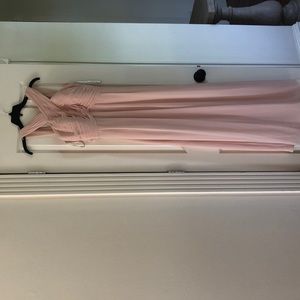 Blush bridesmaids dress- tailored to fit a size 6